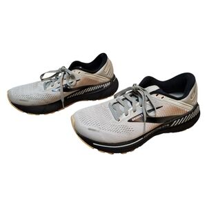 Brooks Women's Adrenaline GTS 22 Gray/Rose/Black Running Shoes- Size 9.5M